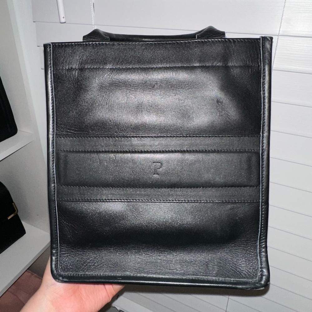 Black Women’s Tote  Bag- Mexican brand 100% leather handmade